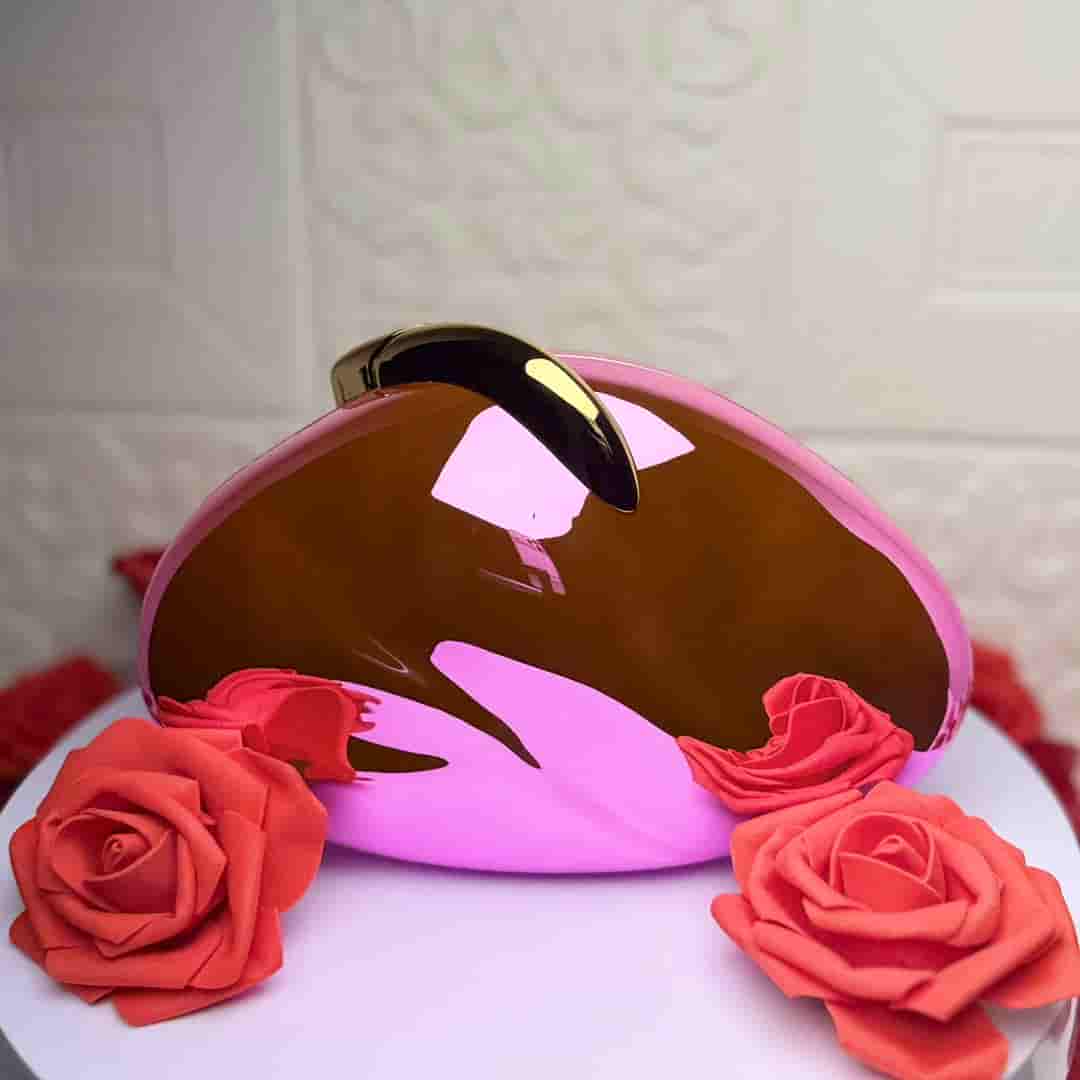 Aurelia Clutch (gilded pink)